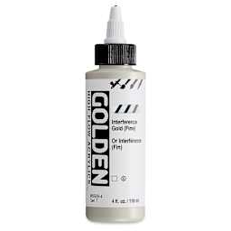 Golden High Flow Acrylics - Interference Gold (Fine), 4 oz bottle