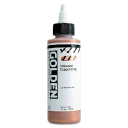 Golden High Flow Acrylics - Iridescent Copper (Fine), 4 oz bottle