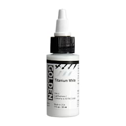 Golden High Flow Acrylics 1 oz., Titanium White