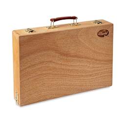 Utrecht Wooden Acrylic Paint Box, at an angle