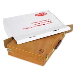 Utrecht Wooden Acrylic Paint Box, with packaging