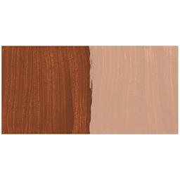 Utrecht Fluid Acrylics - Burnt Sienna, swatch