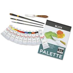 Utrecht Artists' Acrylic Paints - Signature Set, set contents out of package