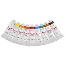 Utrecht Artists' Acrylic Paints - Portrait, Set of 9, tubes out of packaging