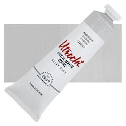Utrecht Artists' Acrylic Paint - Neutral Gray, 2 oz tube and swatch