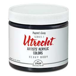 Utrecht Artists' Acrylic Paint - Payne's Gray, Pint