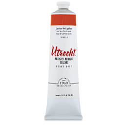 Utrecht Artists' Acrylic Paint - Cadmium Red Light, 5 oz tube