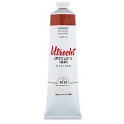 Utrecht Artists' Acrylic Paint - Venetian Red, 5 oz tube