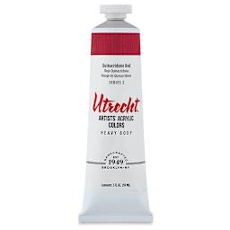 Utrecht Artists' Acrylic Paint - Quinacridone Red, 2 oz tube