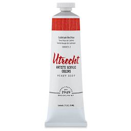 Utrecht Artists' Acrylic Paint - Cadmium Red Hue, 2 oz tube