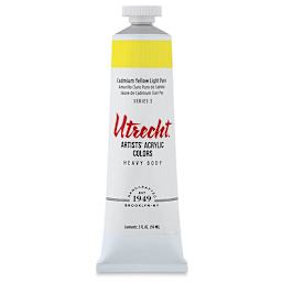 Utrecht Artists' Acrylic Paint - Cadmium Yellow Light, 2 oz tube