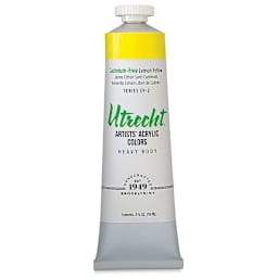 Utrecht Artists' Acrylic Colors - Cadmium-Free Lemon Yellow