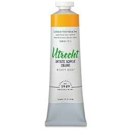 Utrecht Artists' Acrylic Colors - Cadmium-Free Yellow Deep