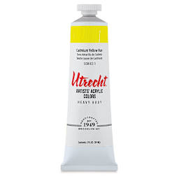Utrecht Artists' Acrylic Paint - Cadmium Yellow Hue, 2 oz tube