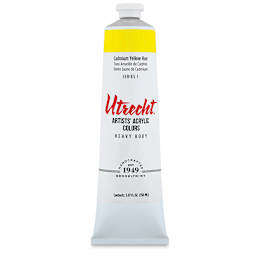 Utrecht Artists' Acrylic Paint - Cadmium Yellow Hue, 5 oz tube