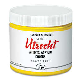 Utrecht Artists' Acrylic Paint - Cadmium Yellow Hue, Pint