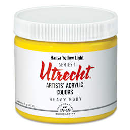 Utrecht Artists' Acrylic Paint - Hansa Yellow Light, Pint