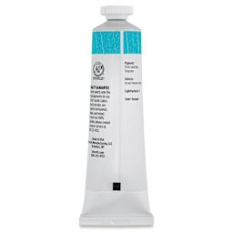 Utrecht Artists' Acrylic Paint - Teal, 2 oz tube back