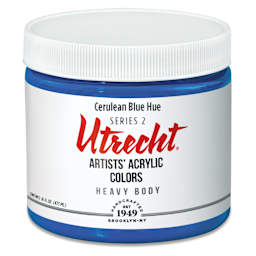 Utrecht Artists' Acrylic Paint - Cerulean Blue Hue, Pint