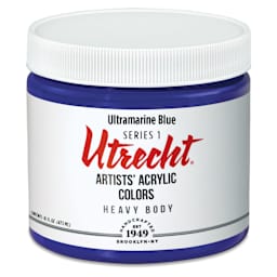 Utrecht Artists' Acrylic Paint - Ultramarine Blue, Pint