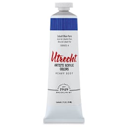 Utrecht Artists' Acrylic Paint - Cobalt Blue Pure, 2 oz tube