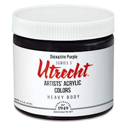 Utrecht Artists' Acrylic Paint - Dioxazine Purple, Pint