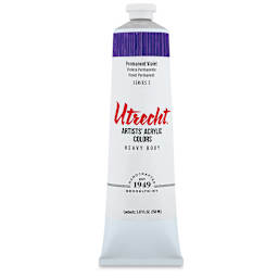 Utrecht Artists' Acrylic Paint - Permanent Violet, 5 oz tube