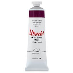 Utrecht Artists' Acrylic Paint - Quinacridone Violet, 2 oz tube
