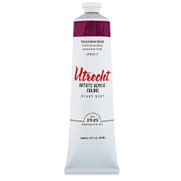 Utrecht Artists' Acrylic Paint - Quinacridone Violet, 5 oz tube