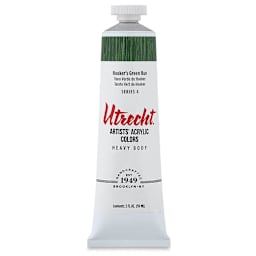 Utrecht Artists' Acrylic Paint - Hooker's Green Hue, 2 oz tube