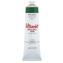 Utrecht Artists' Acrylic Paint - Hooker's Green Hue, 5 oz tube