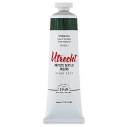 Utrecht Artists' Acrylic Paint - Viridian Hue, 2 oz tube