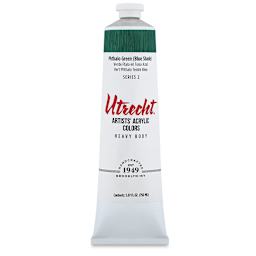 Utrecht Artists' Acrylic Paint - Phthalo Green (Blue Shade), 5 oz tube