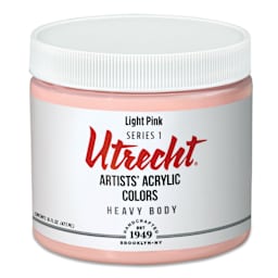 Utrecht Artists' Acrylic Paint - Light Pink, Pint
