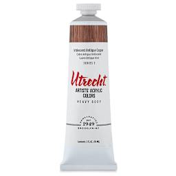 Utrecht Artists' Acrylic Paint - Iridescent Antique Copper, 2 oz tube