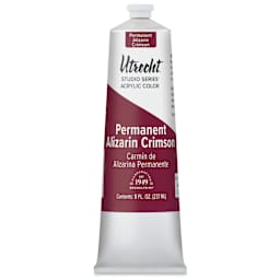 Utrecht Studio Series Acrylic Paint - Permanent Alizarin Crimson, 237 ml Tube