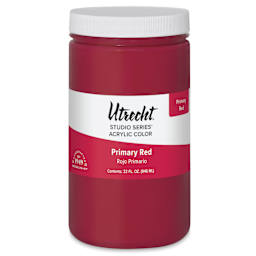 Utrecht Studio Series Acrylic Paint - Primary Red, Quart