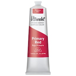 Utrecht Studio Series Acrylic Paint - Primary Red, 237 ml tube