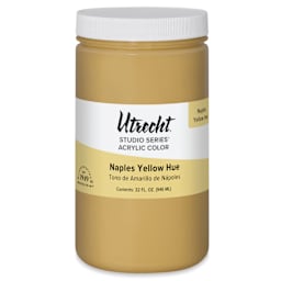 Utrecht Studio Series Acrylic Paint - Naples Yellow Hue, Quart