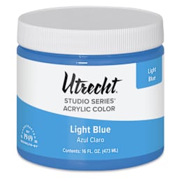 Utrecht Studio Series Acrylic Paint - Light Blue, Pint