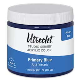 Utrecht Studio Series Acrylic Paint - Primary Blue, Pint