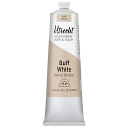Utrecht Studio Series Acrylic Paint - Buff White, 237 ml tube