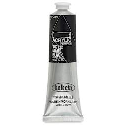 Holbein Heavy Body Acrylics - Mars Black 150ml Tube