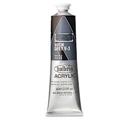 Holbein Heavy Body Artist Acrylics - Gray V-3, 60 ml tube