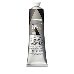 Holbein Heavy Body Artist Acrylics - Gray V-5, 60 ml tube