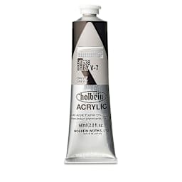 Holbein Heavy Body Artist Acrylics - Gray V-7, 60 ml tube