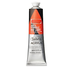 Holbein Heavy Body Artist Acrylics - Pyrrole Red Light, 60 ml tube