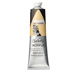Holbein Heavy Body Artist Acrylics - Pearl Red, 60 ml tube