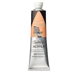 Holbein Heavy Body Artist Acrylics - Jaune Brilliant, 60 ml tube