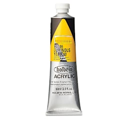 Holbein Heavy Body Artist Acrylics - Luminous Yellow, 60 ml tube
